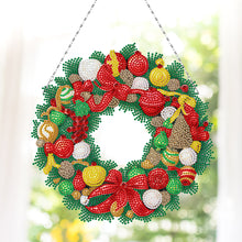 Load image into Gallery viewer, Special Shaped Crystal Painting Wreath Kit DIY Full Drill Garland (#11)