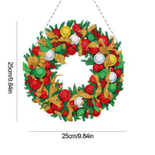 Load image into Gallery viewer, Special Shaped Crystal Painting Wreath Kit DIY Full Drill Garland (#12)