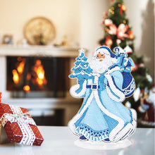 Load image into Gallery viewer, 5D DIY Diamond Art Table Decor Guardian Snowman Christmas Decor Embrace Snowman