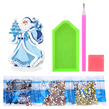 Load image into Gallery viewer, 5D DIY Diamond Art Table Decor Guardian Snowman Christmas Decor Embrace Snowman