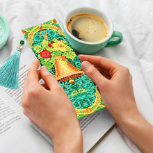 Load image into Gallery viewer, 2PCS Christmas Diamond Drawing Bookmarks Special Shape Crystal Painting Bookmark