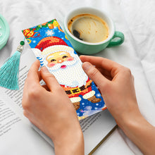 Load image into Gallery viewer, 2PCS Christmas Diamond Drawing Bookmarks Special Shape Crystal Painting Bookmark