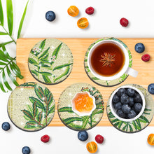 Load image into Gallery viewer, 6/8/10PCS Special Shape Diamond Painting Art Coaster Kit with Holder Cartoon Cat