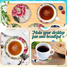 Load image into Gallery viewer, 6/8/10PCS Special Shape Diamond Painting Art Coaster Kit with Holder Cartoon Cat