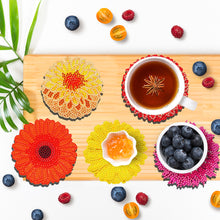 Load image into Gallery viewer, 6/8/10PCS Special Shape Diamond Painting Art Coaster Kit with Holder Cartoon Cat