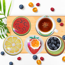 Load image into Gallery viewer, 6/8/10PCS Special Shape Diamond Painting Art Coaster Kit with Holder Cartoon Cat