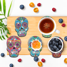 Load image into Gallery viewer, 6/8/10PCS Special Shape Diamond Painting Art Coaster Kit with Holder Cartoon Cat