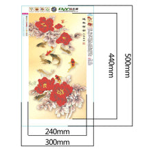 Load image into Gallery viewer, Five-Flavored Fish 30*50CM(Canvas) Square Drill Diamond Painting