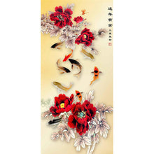 Load image into Gallery viewer, Five-Flavored Fish 30*50CM(Canvas) Square Drill Diamond Painting