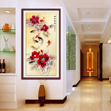 Load image into Gallery viewer, Five-Flavored Fish 30*50CM(Canvas) Square Drill Diamond Painting