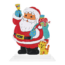 Load image into Gallery viewer, 5D DIY Round Diamond Painting Desktop Decor Santa Christmas Decor (#1)