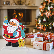 Load image into Gallery viewer, 5D DIY Round Diamond Painting Desktop Decor Santa Christmas Decor (#1)