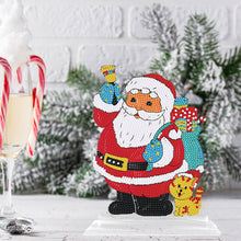 Load image into Gallery viewer, 5D DIY Round Diamond Painting Desktop Decor Santa Christmas Decor (#1)