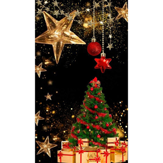 Diamond Painting - Full Round - Christmas tree (40*70CM)