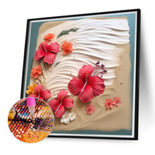 Load image into Gallery viewer, Diamond Painting - Full Round - clean beach flowers (40*40CM)
