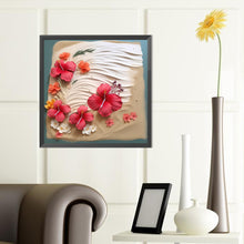 Load image into Gallery viewer, Diamond Painting - Full Round - clean beach flowers (40*40CM)