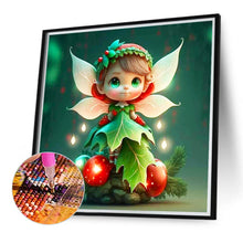 Load image into Gallery viewer, Diamond Painting - Full Round - Christmas elf girl (40*40CM)