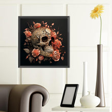 Load image into Gallery viewer, Diamond Painting - Full Round - Metal skull girl (40*40CM)