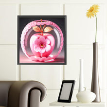 Load image into Gallery viewer, Diamond Painting - Full Round - Pink Crystal Apple ¡¤ Christmas Eve (40*40CM)