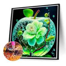 Load image into Gallery viewer, Diamond Painting - Full Round - Green Crystal Apple¡¤Christmas Eve (40*40CM)