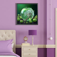 Load image into Gallery viewer, Diamond Painting - Full Round - Green crystal flower apple¡¤Christmas Eve (40*40CM)
