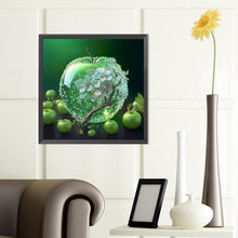 Load image into Gallery viewer, Diamond Painting - Full Round - Green crystal flower apple¡¤Christmas Eve (40*40CM)
