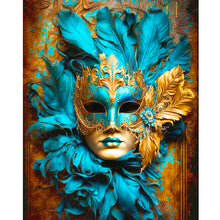 Load image into Gallery viewer, Diamond Painting - Full Round - masquerade mask (40*50CM)