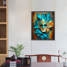 Load image into Gallery viewer, Diamond Painting - Full Round - masquerade mask (40*50CM)