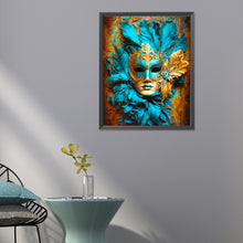 Load image into Gallery viewer, Diamond Painting - Full Round - masquerade mask (40*50CM)