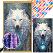 Load image into Gallery viewer, AB Diamond Painting - Full Square - Aurora wolf (40*70CM)