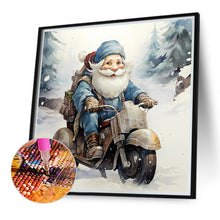 Load image into Gallery viewer, Diamond Painting - Full Round - Santa Claus riding a bike (40*40CM)