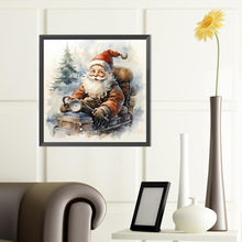 Load image into Gallery viewer, Diamond Painting - Full Round - Santa Claus riding a bike (40*40CM)