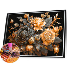 Load image into Gallery viewer, Diamond Painting - Full Round - metal rose (60*40CM)