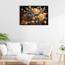 Load image into Gallery viewer, Diamond Painting - Full Round - metal rose (60*40CM)