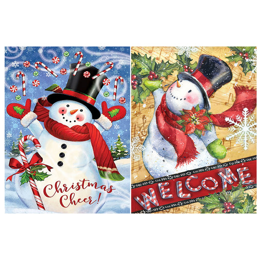 2pcs Diamond Painting Set - Christmas snowman (30*40CM)