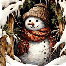 Load image into Gallery viewer, Diamond Painting - Full Round - Christmas snowman (40*40CM)