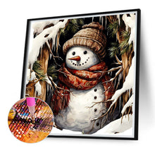 Load image into Gallery viewer, Diamond Painting - Full Round - Christmas snowman (40*40CM)