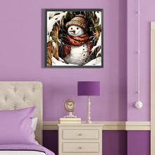 Load image into Gallery viewer, Diamond Painting - Full Round - Christmas snowman (40*40CM)
