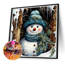 Load image into Gallery viewer, Diamond Painting - Full Round - Christmas snowman (40*40CM)