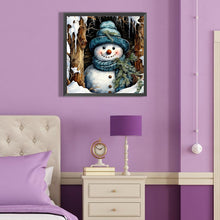 Load image into Gallery viewer, Diamond Painting - Full Round - Christmas snowman (40*40CM)