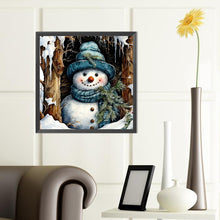 Load image into Gallery viewer, Diamond Painting - Full Round - Christmas snowman (40*40CM)