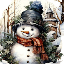 Load image into Gallery viewer, Diamond Painting - Full Round - Christmas snowman (40*40CM)
