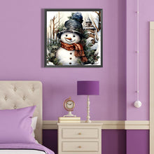 Load image into Gallery viewer, Diamond Painting - Full Round - Christmas snowman (40*40CM)