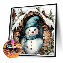 Load image into Gallery viewer, Diamond Painting - Full Round - Christmas snowman (40*40CM)
