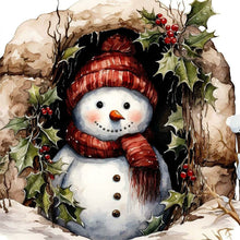 Load image into Gallery viewer, Diamond Painting - Full Round - Christmas snowman (40*40CM)