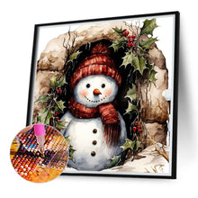 Load image into Gallery viewer, Diamond Painting - Full Round - Christmas snowman (40*40CM)