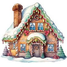 Load image into Gallery viewer, Diamond Painting - Full Round - Christmas cottage (40*40CM)