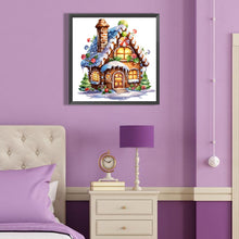 Load image into Gallery viewer, Diamond Painting - Full Round - Christmas cottage (40*40CM)