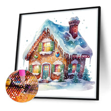 Load image into Gallery viewer, Diamond Painting - Full Round - Christmas cottage (40*40CM)