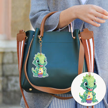 Load image into Gallery viewer, 6PCS Diamond Painting Keychains Double Sided Full Drill Keyring (Dinosaurs)
